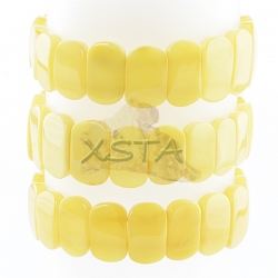 Light butterscotch amber bracelet classic style